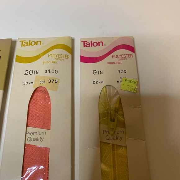 Vintage Talon Zippers Lot of 4 - Picture 5 of 9